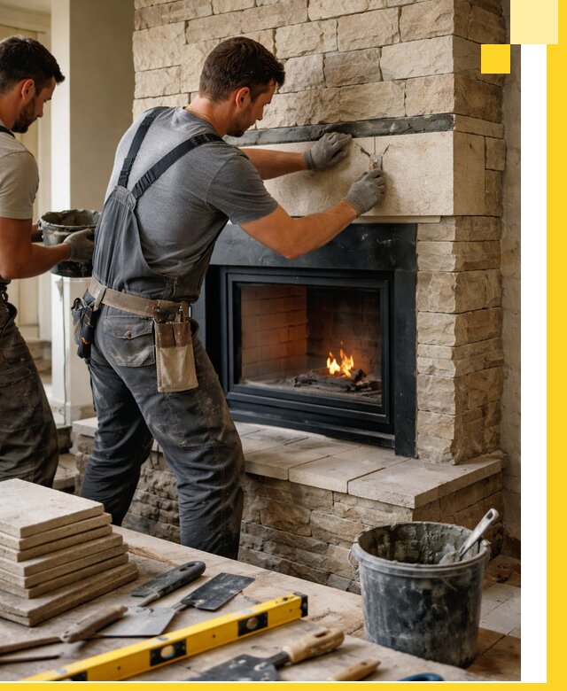 Проектирование и установка открытых каминов в Губахе