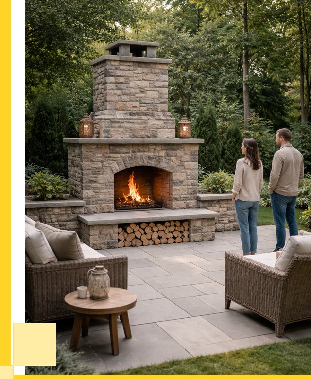 Уличные камины из кирпича в Губахе от 155490 р. | ЭриданГбх