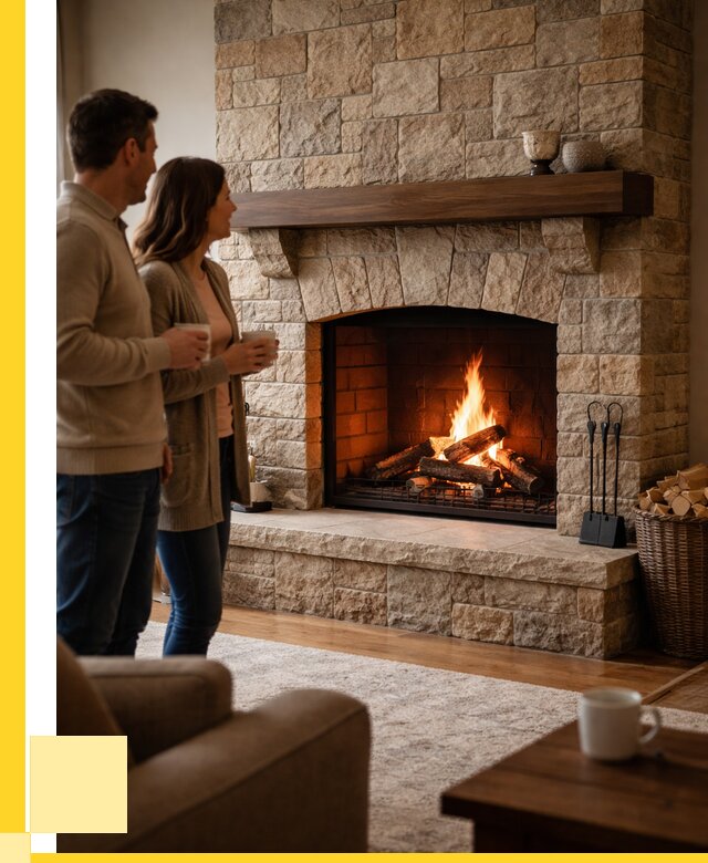 Каменные камины на заказ в Губахе от 186588 р. | ЭриданГбх