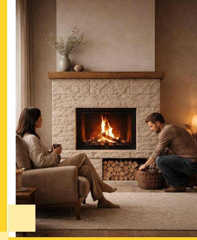 Камины для дома в Губахе под ключ от 155490 р. | ЭриданГбх