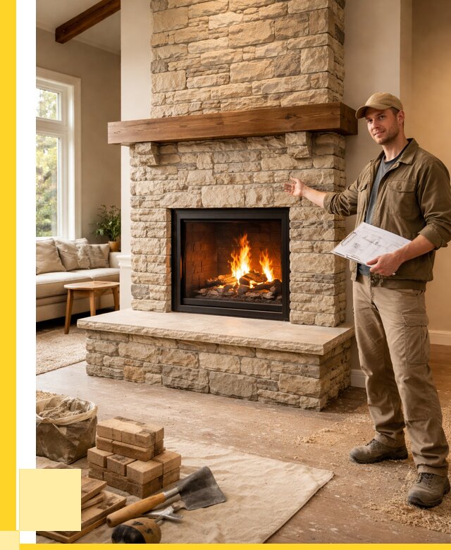 Камины под ключ в Губахе от 186588 р. | ЭриданГбх — установка