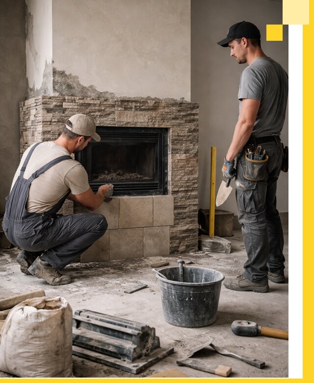 Камины под ключ в Губахе: проект, изготовление и монтаж