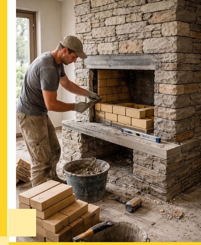 Кладка каминов и камина в Губахе от 25915 р. ЭриданГбх