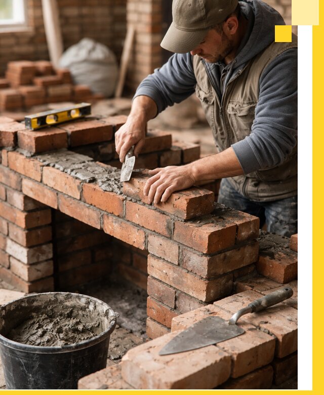 Кладка каминов под ключ в Губахе профессиональная отделка и монтаж