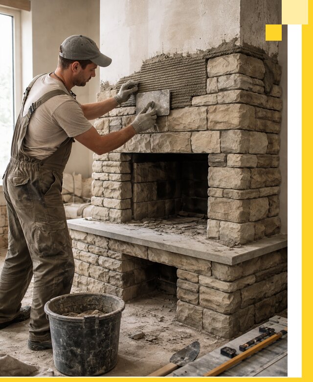 Строительство каминов под ключ в Губахе от проектирования до монтажа