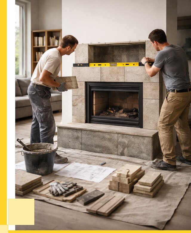 Монтаж каминов и установка в Губахе от 46647 р. | ЭриданГбх