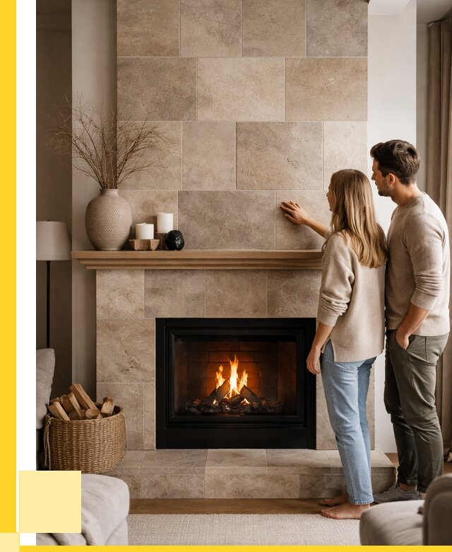 Облицовка каминов керамогранитом в Губахе от 4665 р. | ЭриданГбх