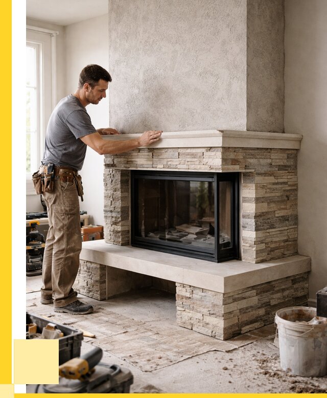 Изготовление каминов под ключ в Губахе от 155490 р. | ЭриданГбх