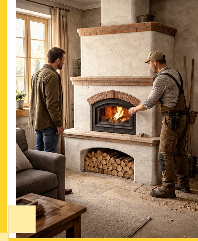 Печи камины в Губахе: кирпичные, изразцовые от 62196 р. | ЭриданГбх