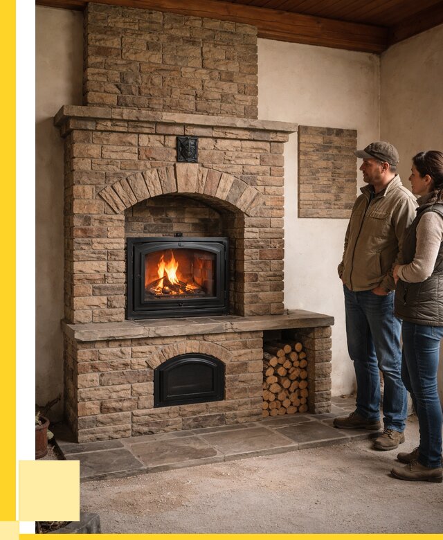 Кирпичная печь под ключ в Губахе от 155490 р. | ЭриданГбх