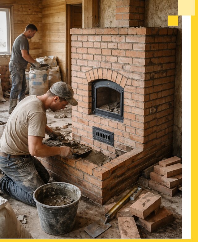 Профессиональное строительство печей в Губахе под ключ