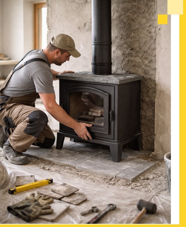 Профессиональный монтаж печей и каминов в Губахе под ключ