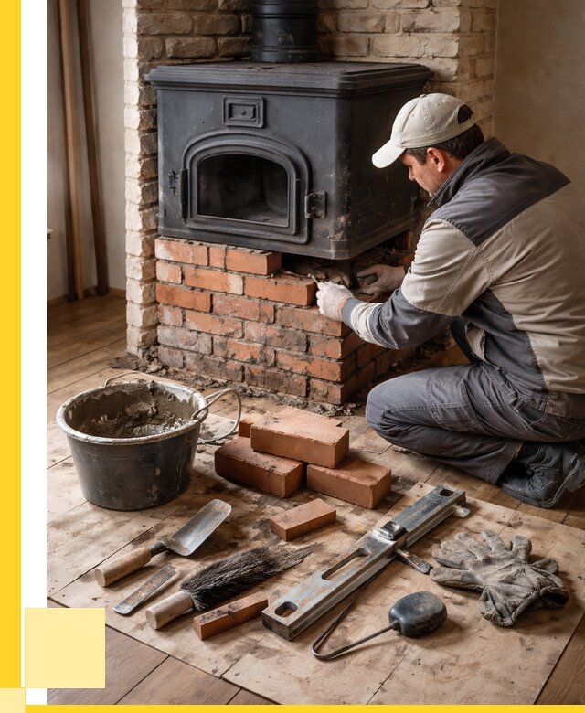Ремонт печей в Губахе от 12439 р., услуги печника ЭриданГбх