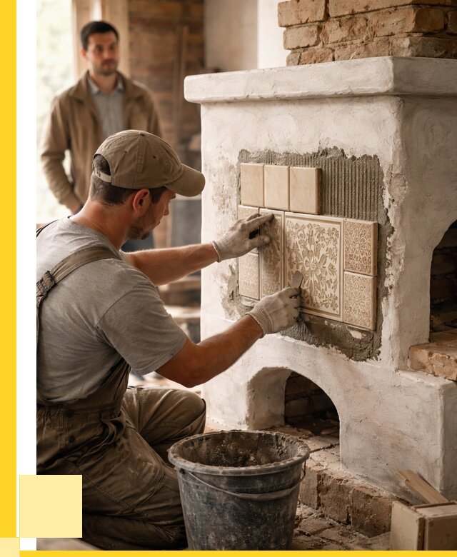 Отделка печей и банных печей в Губахе от 36281 р. | ЭриданГбх