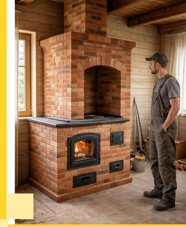 Кирпичные печи в Губахе: купить от 155490 р. | ЭриданГбх