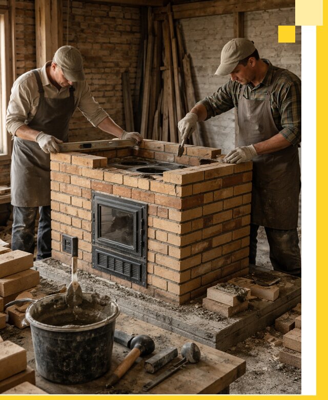 Изготовление и установка варочных печей под ключ в Губахе