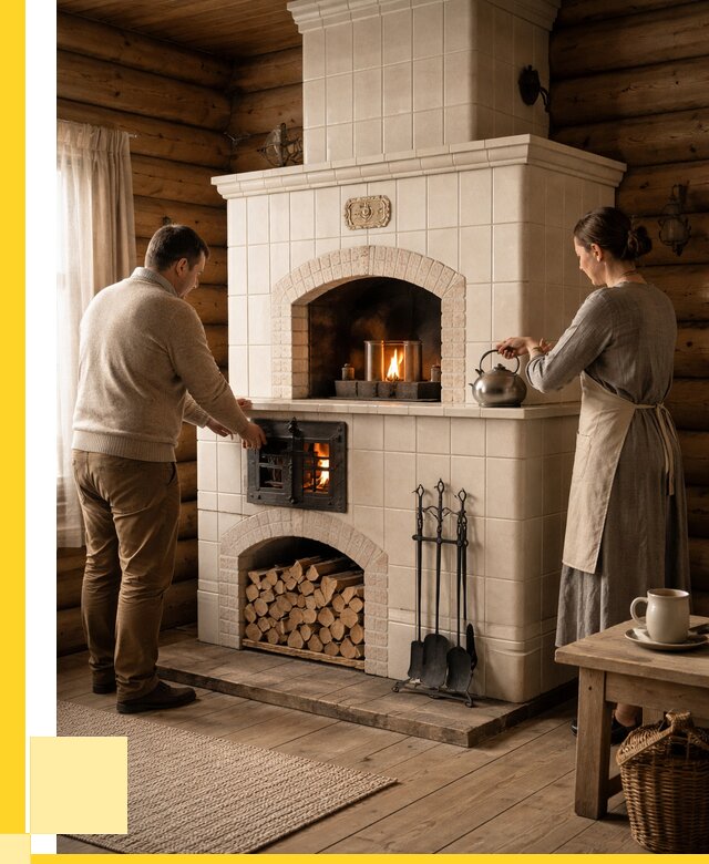 Русские печи в Губахе: установка от 155490 р. ЭриданГбх