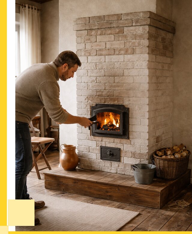 Печь голландка из кирпича в Губахе от 88111 р. | ЭриданГбх