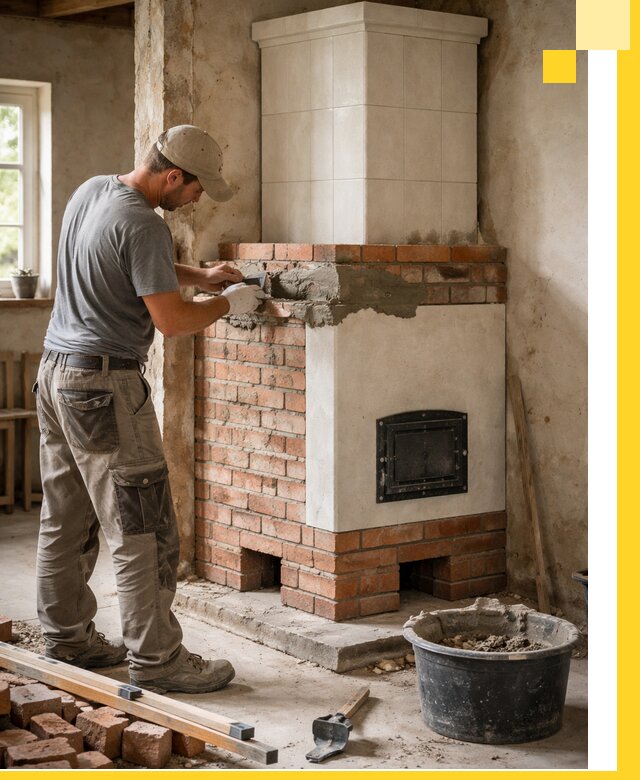 Изготовление и установка печей-голландок под ключ в Губахе