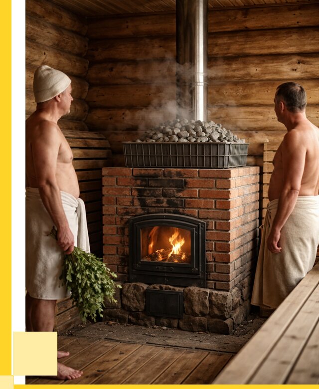 Печи для парной в Губахе под ключ от 67379 р. - ЭриданГбх