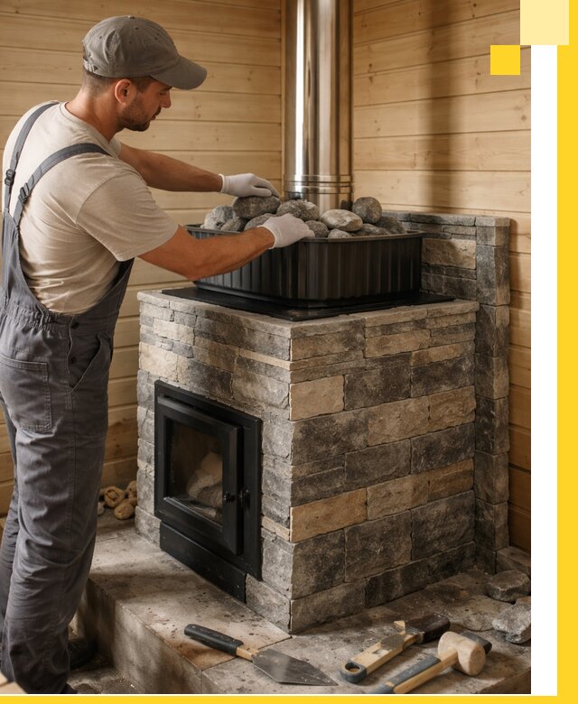 Печи для парной в Губахе, производство, монтаж и обслуживание