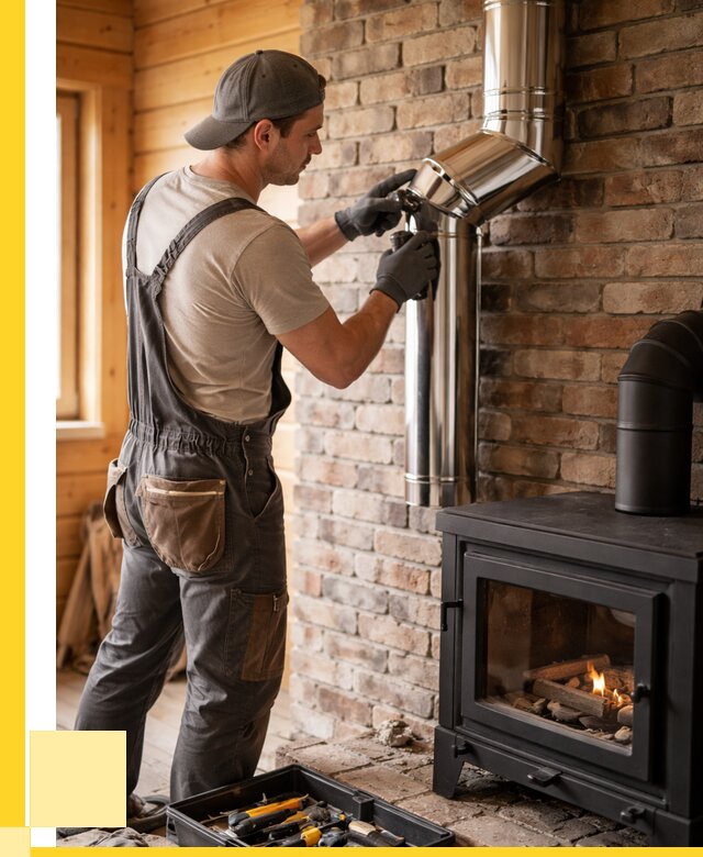 Монтаж дымоходов для печей в Губахе от 7775 р. | ЭриданГбх