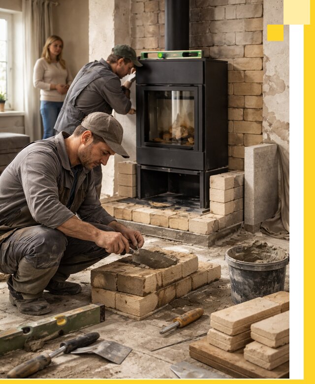 Печи и камины под ключ: проект, установка в Губахе