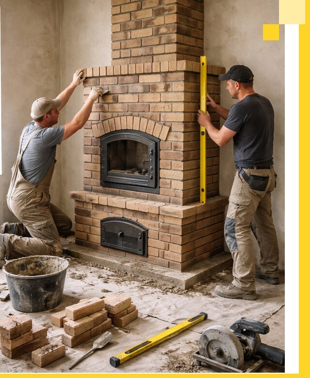 Продажа и установка печей и каминов для дома под ключ в Губахе