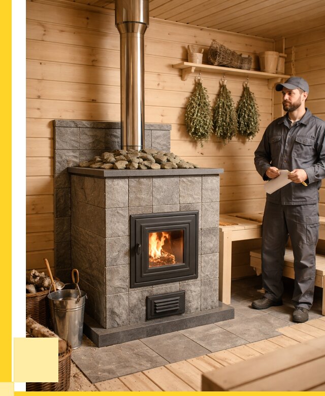 Печи для бани под ключ в Губахе от 124392 р. | ЭриданГбх