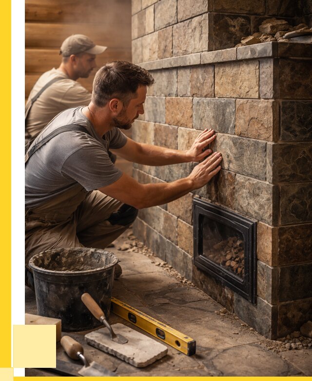 Облицовка банных печей в Губахе под ключ от 12439 р. | ЭриданГбх