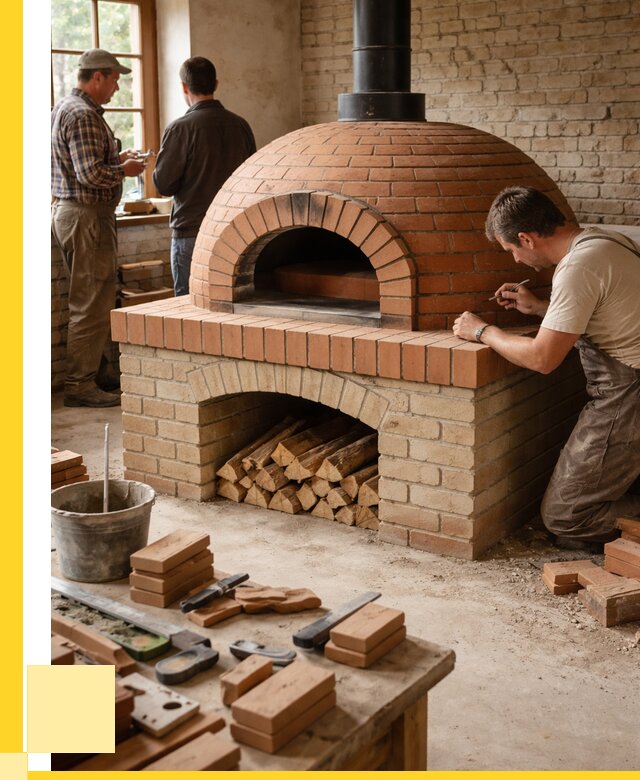 Помпейская печь дровяная для пиццы в Губахе | ЭриданГбх от 207320 р.