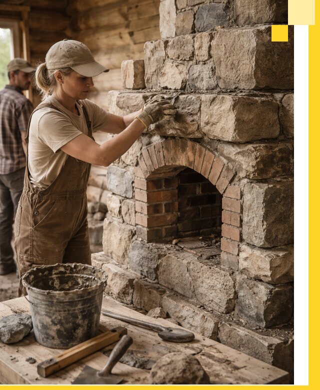 Каменные печи на заказ и монтаж в Губахе, долговечные решения