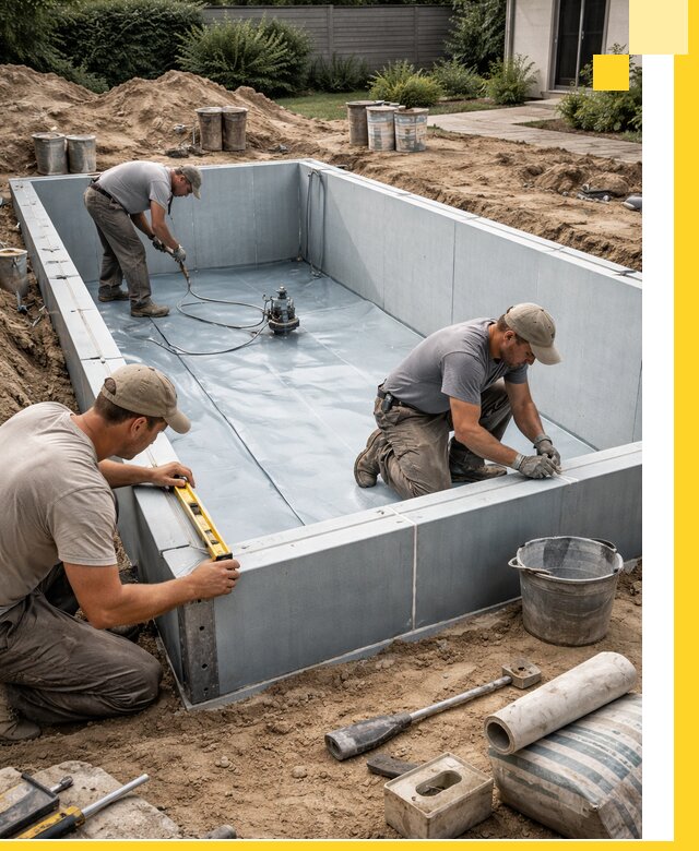 Профессиональный монтаж бассейнов под ключ в Губахе с гарантией