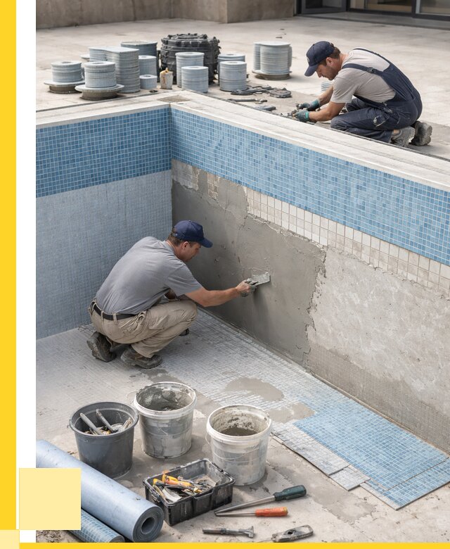 Ремонт и обслуживание бассейнов в Губахе от 25915 р. | ЭриданГбх