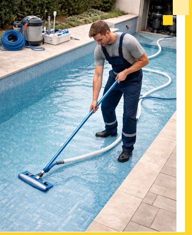 Профессиональная чистка бассейнов и фильтров в Губахе под ключ