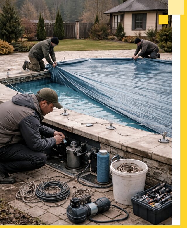 Консервация бассейнов в Губахе: подготовка к длительному хранению