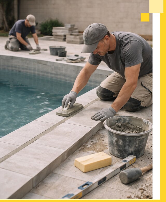 Отделка бассейнов в Губахе: декоративная отделка и гидроизоляция