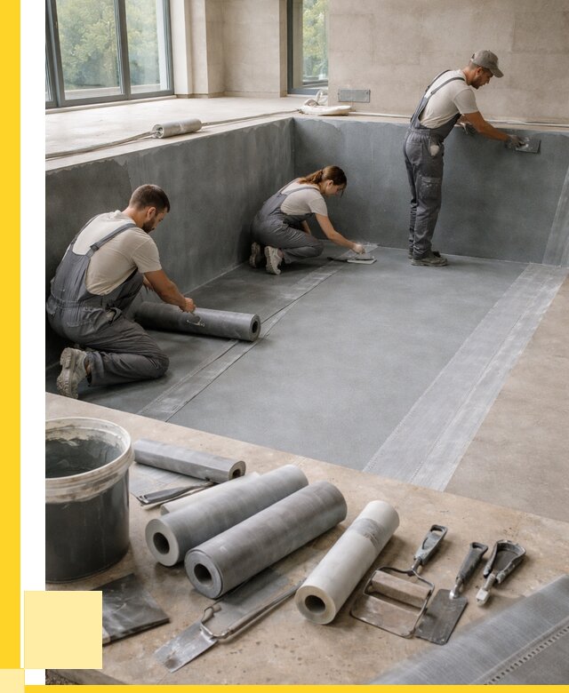 Гидроизоляция бассейнов в Губахе от 2073 р., ЭриданГбх