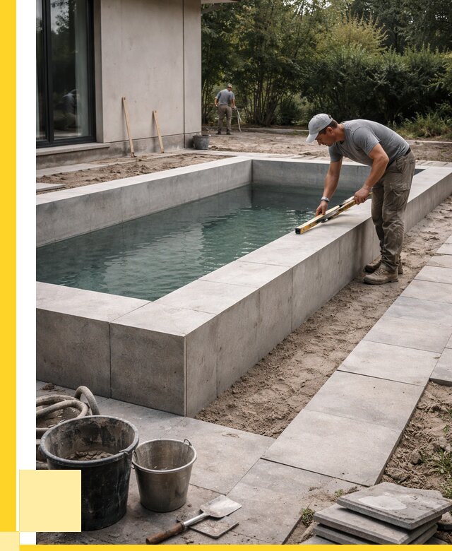 Строительство бетонного бассейна в Губахе от 1243920 р. | ЭриданГбх