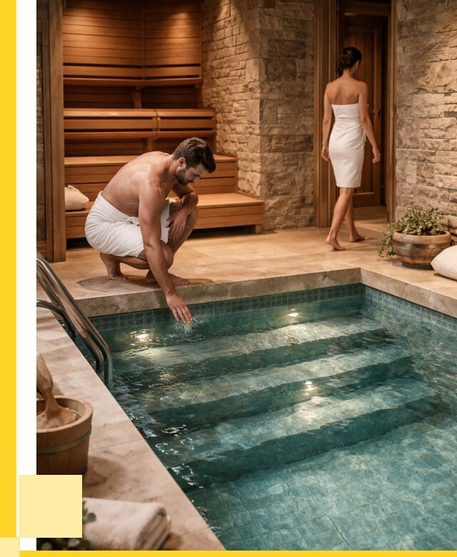 Сауна с бассейном под ключ в Губахе от 124392 р., ЭриданГбх