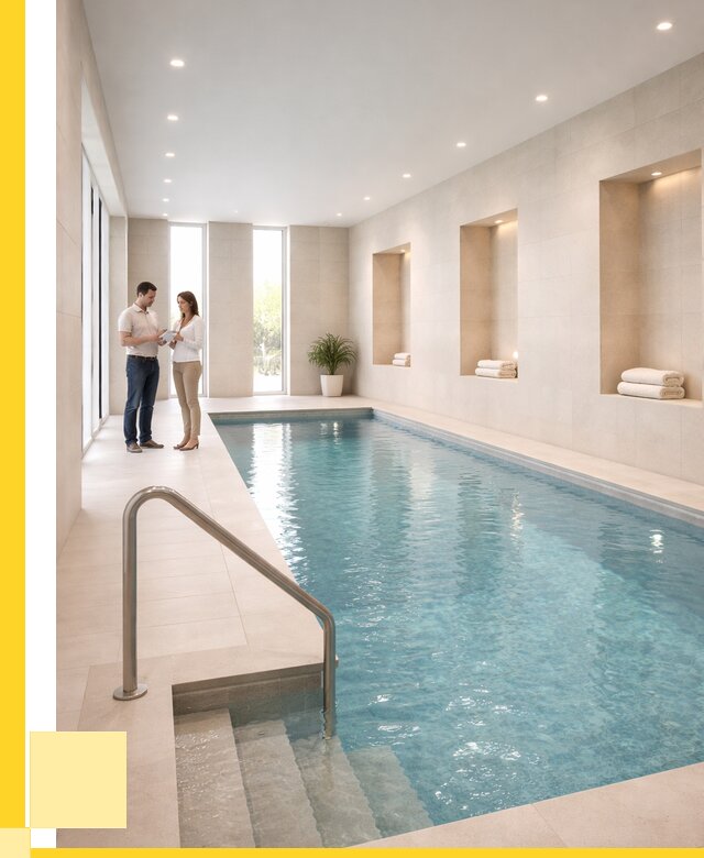 Бассейны в помещении под ключ в Губахе от 1554900 р. | ЭриданГбх