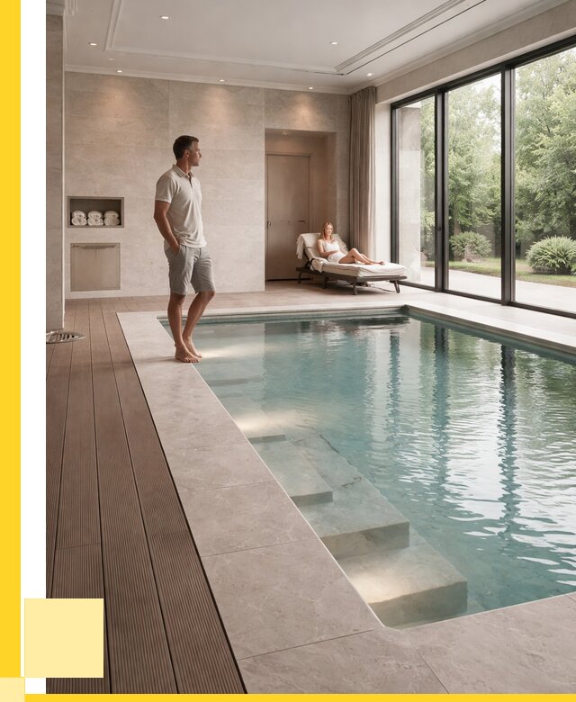 Бассейны в коттедже под ключ в Губахе от 1243920 р. | ЭриданГбх