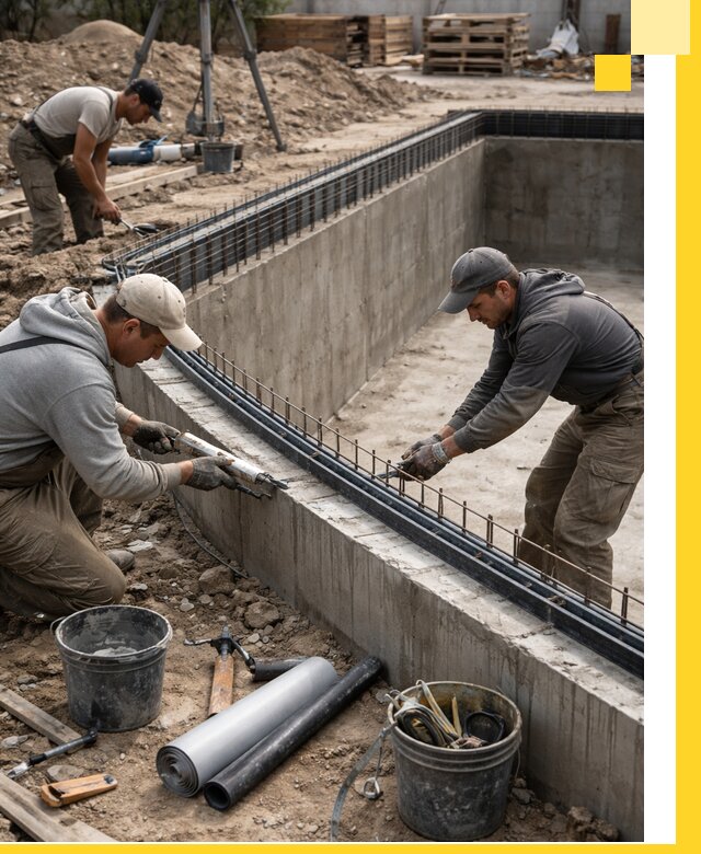 Качественный монтаж чаши бассейна в Губахе под ключ с гарантией