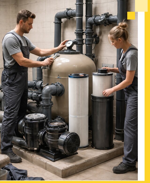 Фильтры и системы фильтрации для бассейнов в Губахе