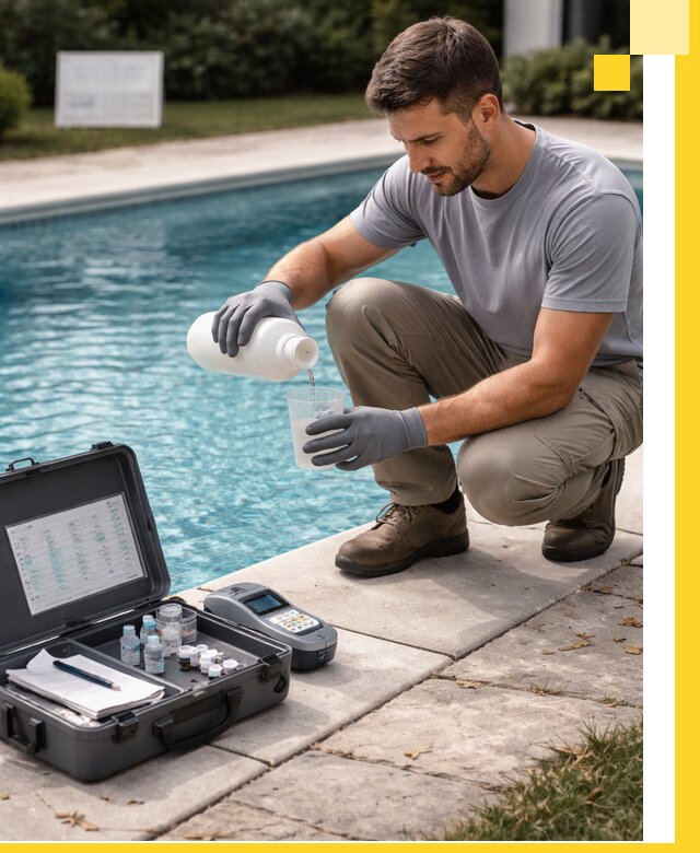 Профессиональная дезинфекция воды в бассейне в Губахе