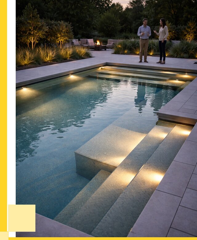 Освещение бассейнов в Губахе под ключ от 25915 р. | ЭриданГбх