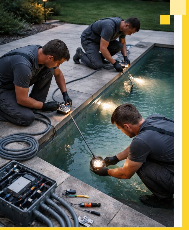 Профессиональное освещение бассейнов в Губахе: дизайн и монтаж