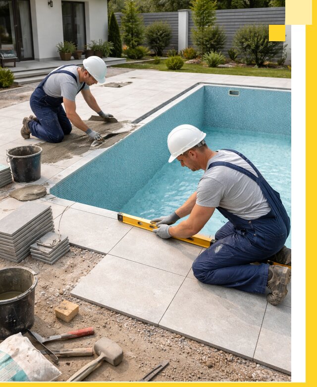 Строительство и монтаж плавательных бассейнов под ключ в Губахе