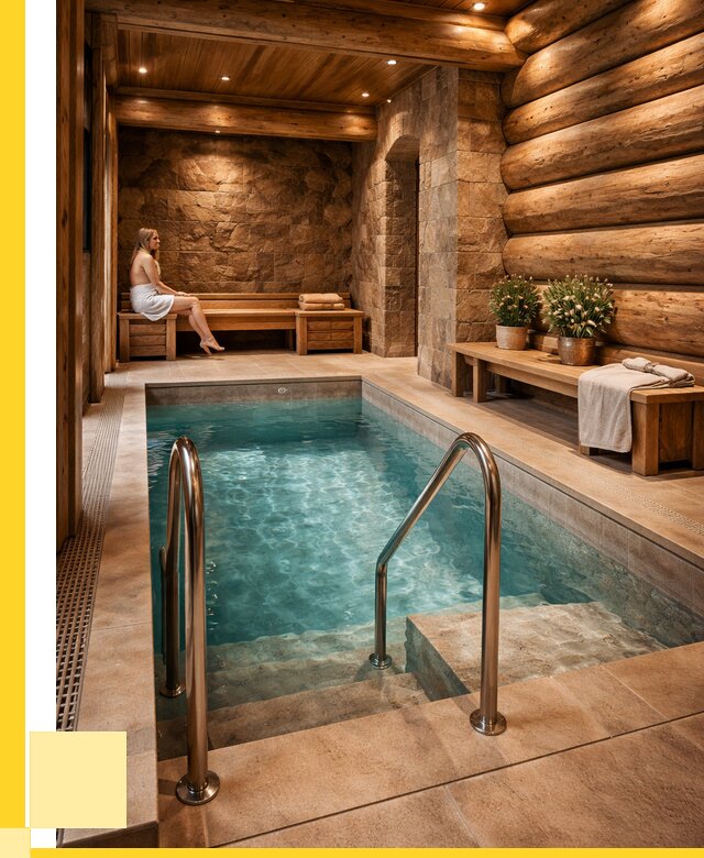 Аренда бани с бассейном в Губахе от 1554900 р. | ЭриданГбх