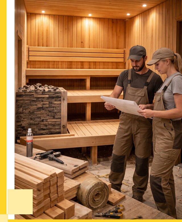 Строительство саун в Губахе под ключ от 259150 р., ЭриданГбх